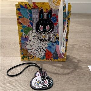 NEW Moynat Labubu Leather Bag Charm